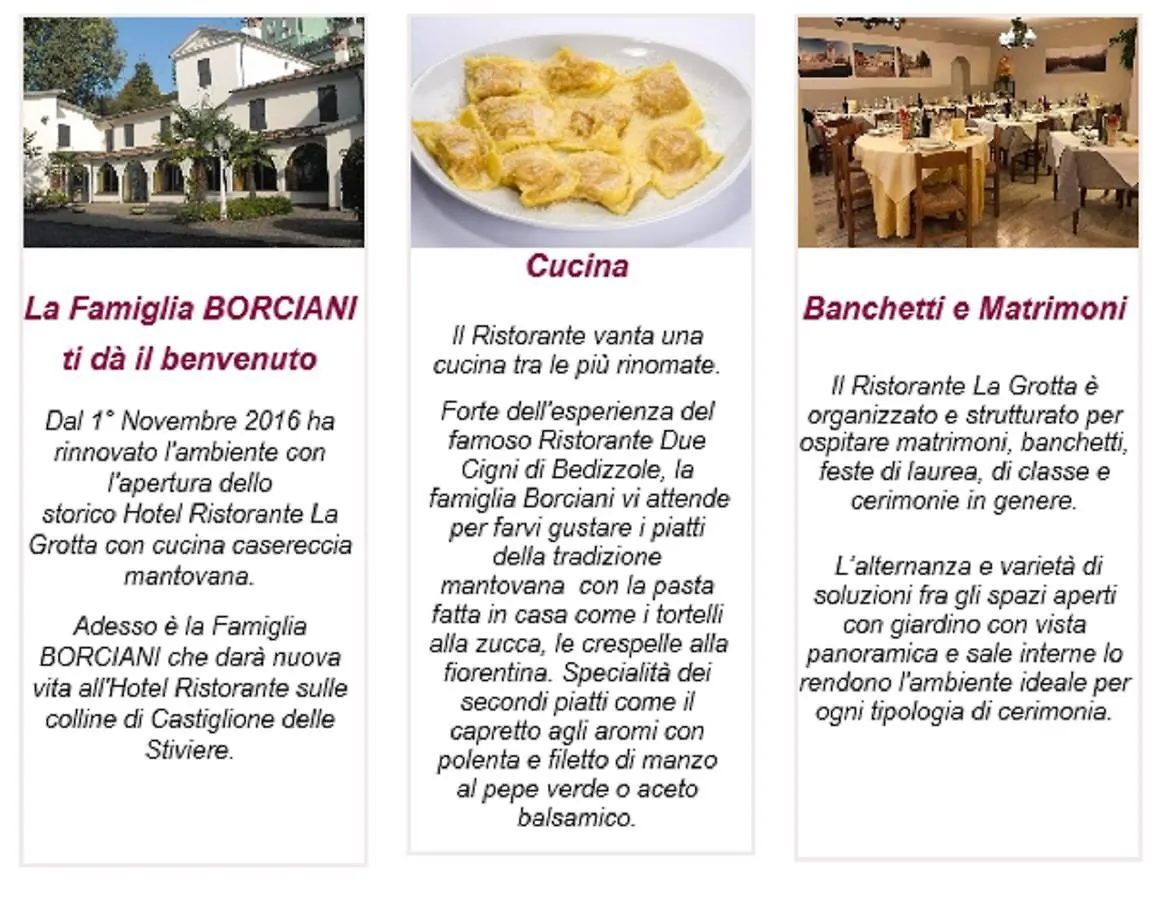 Hotel Ristorante La Grotta Castiglione Delle Stiviere 3*,